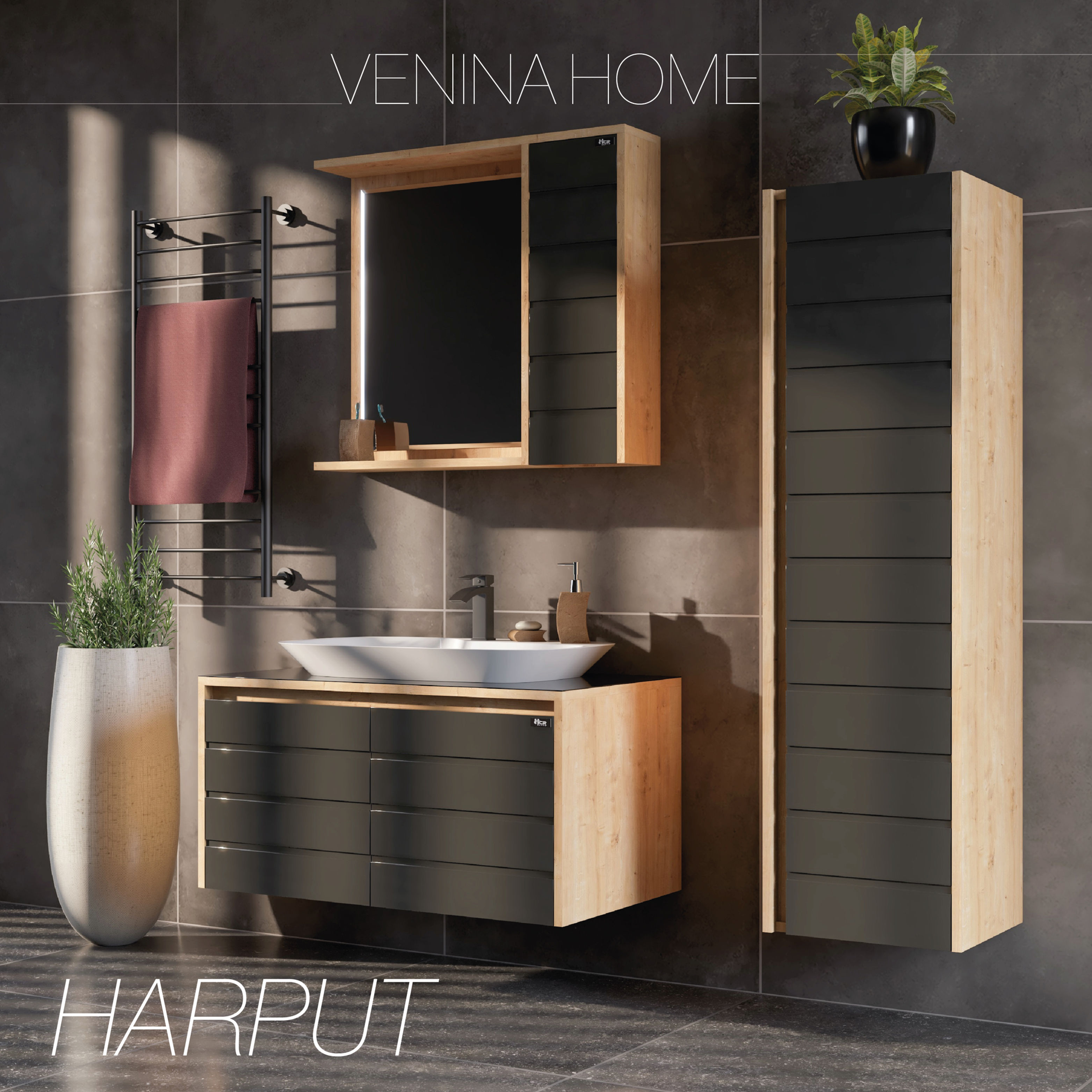 Venina Home Harput Banyo Dolabı