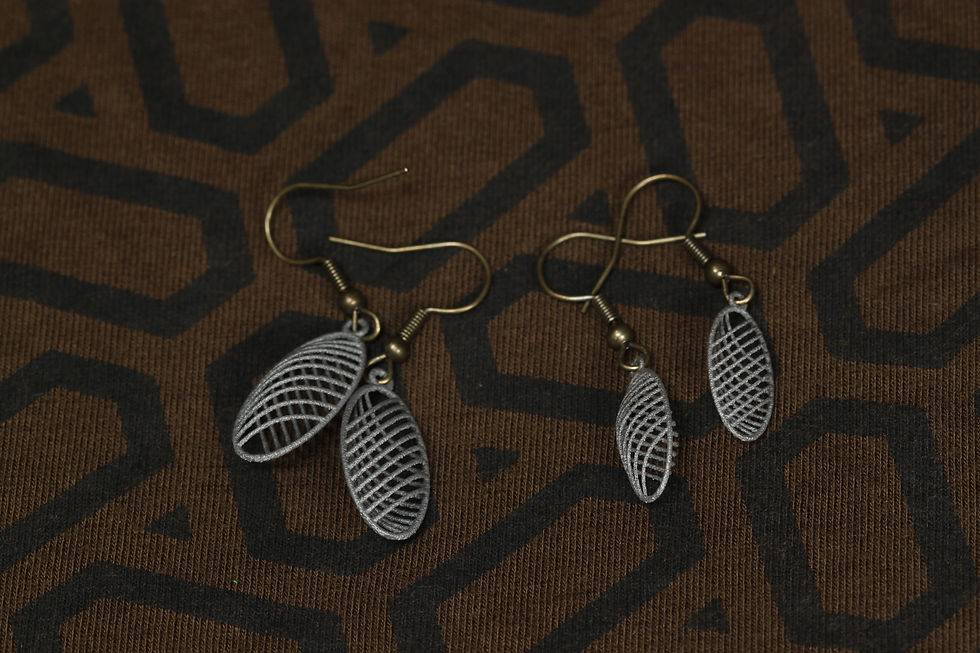 Thumbnail: Earrings "Alternating Oval"
