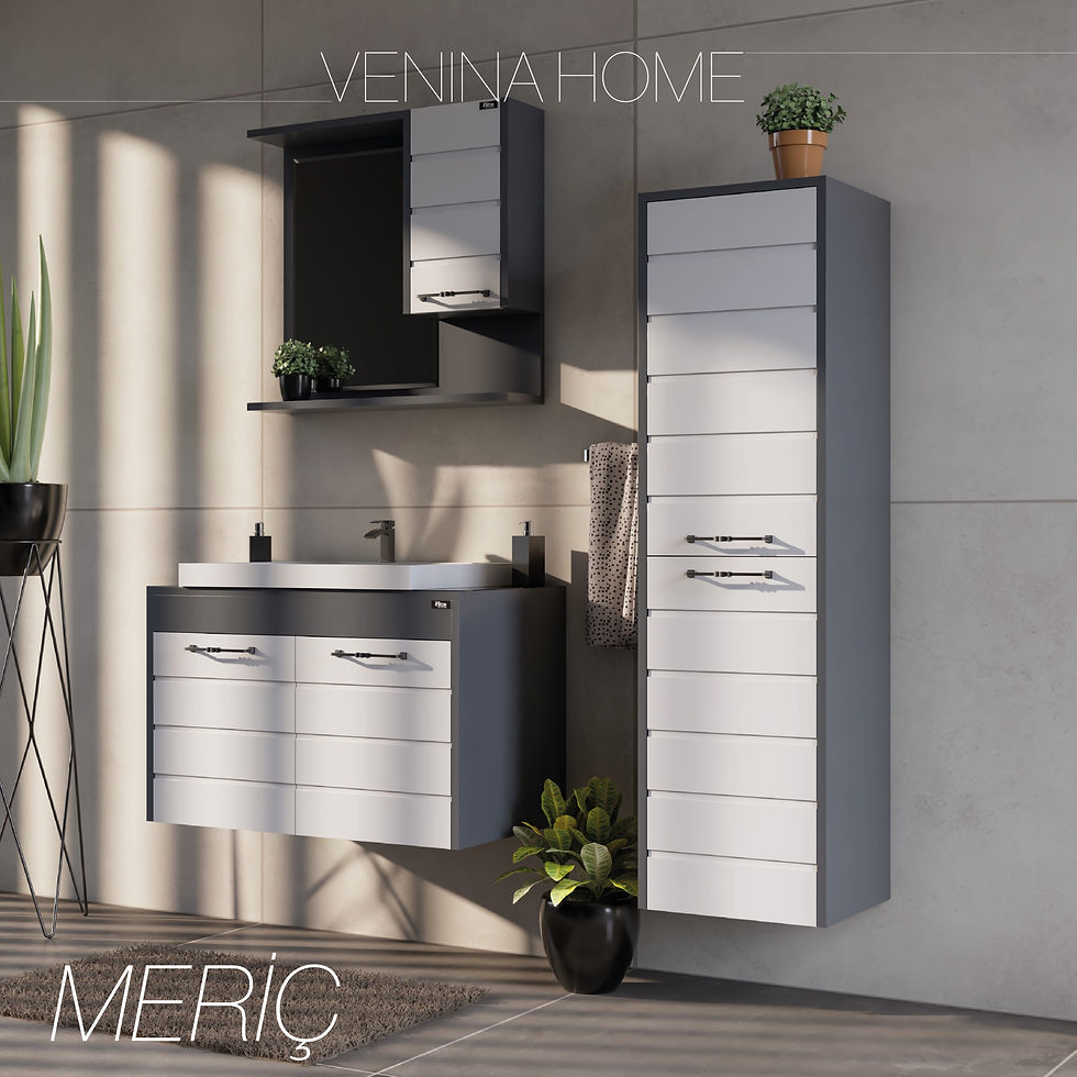 Venina Home Meriç Banyo Dolabı