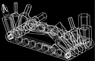 Wireframe CAD model engineering