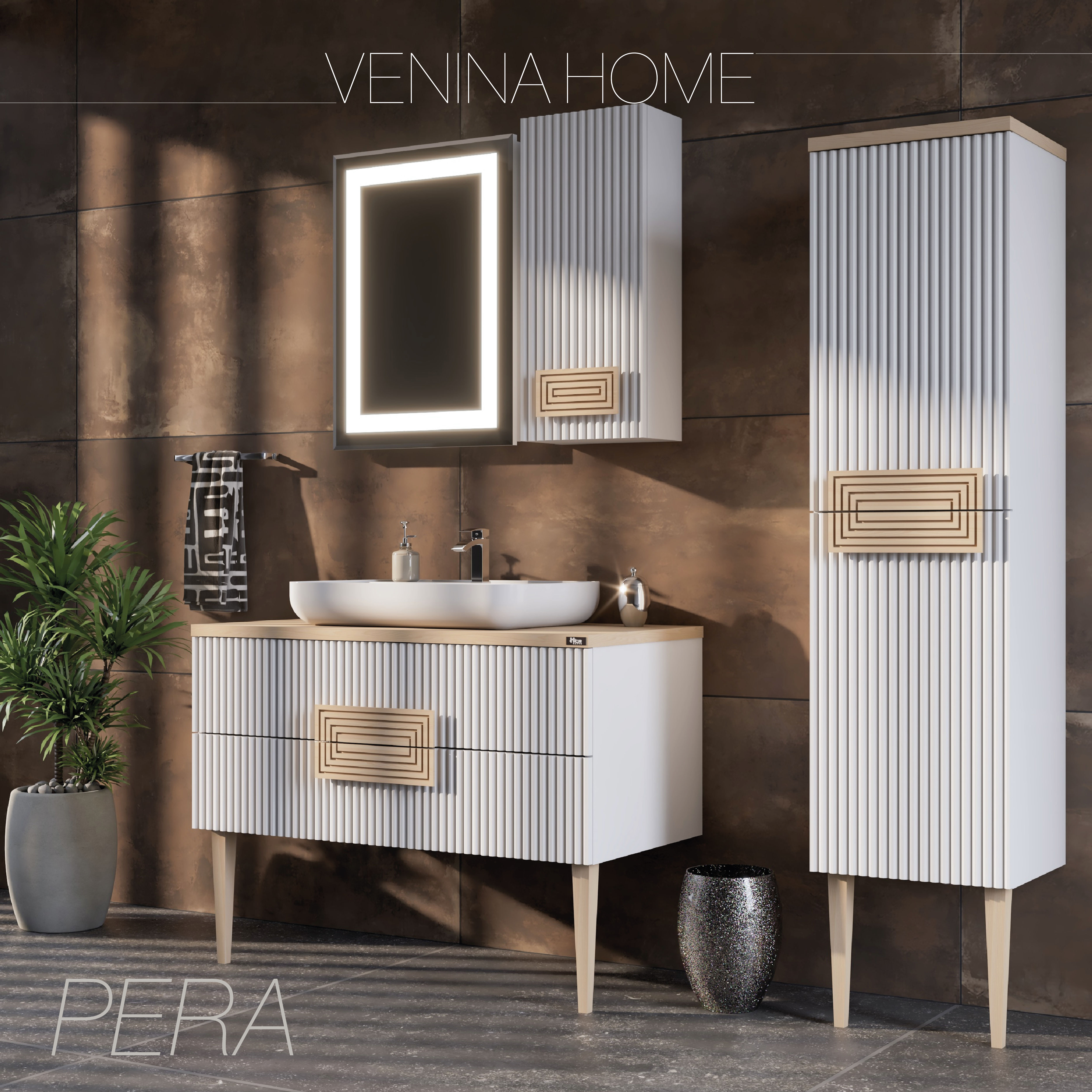 Venina Home Pera Banyo Dolabı
