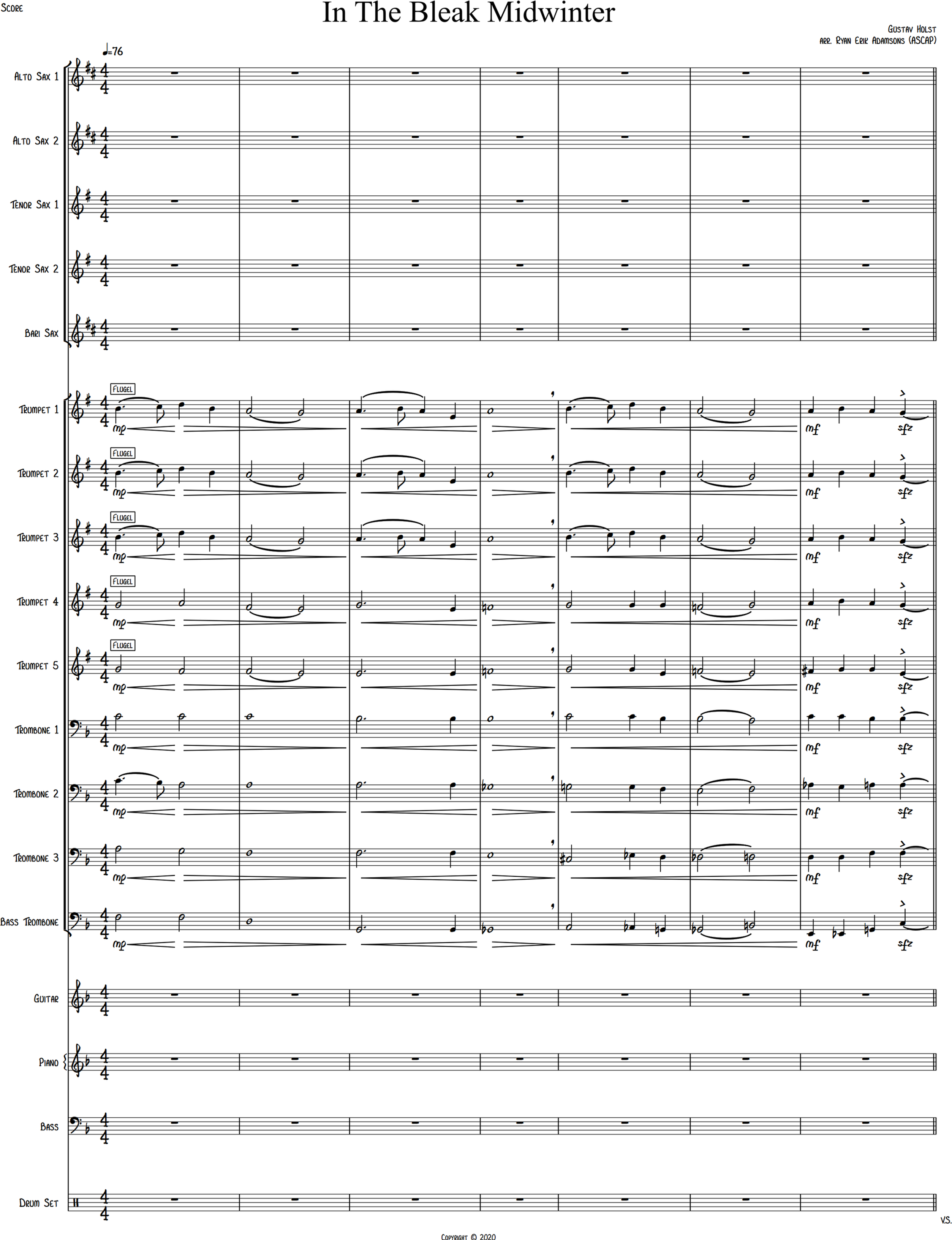 In The Bleak Midwinter