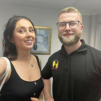 Arthur with one of his clients