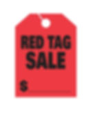 HANG TAGS, RED TAG SALE - LARGE
