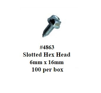 Miniatura: METRIC HEX HEAD LICENSE PLATE SCREWS