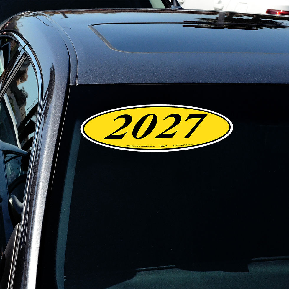 Thumbnail: Black & Yellow 4 Digit Oval