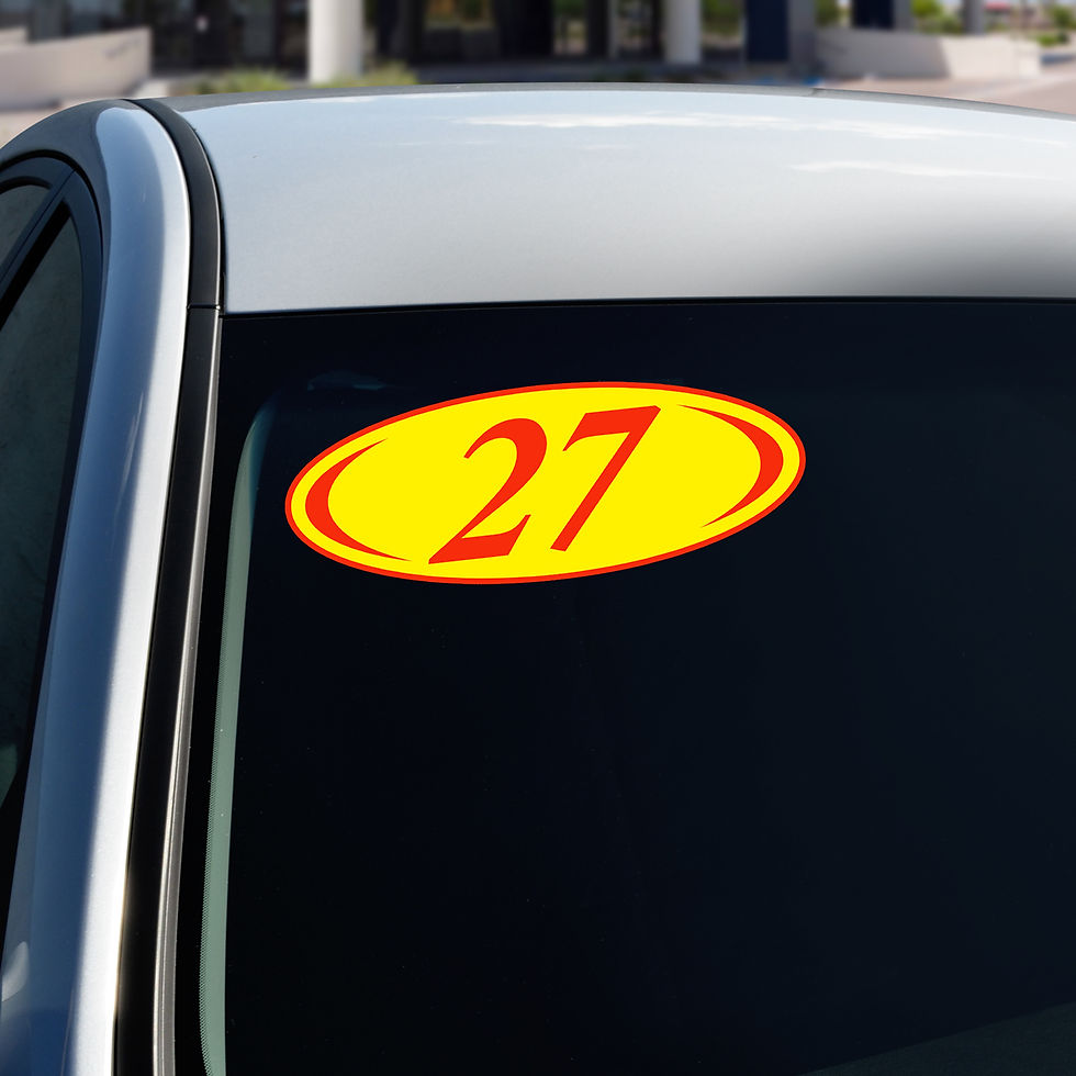 Thumbnail: RED & YELLOW 2 DIGIT YEAR OVALS