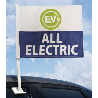 Miniatura: Clip-On Car Flag {EZ418}