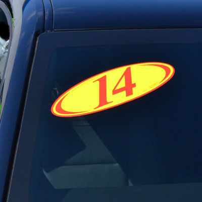 Thumbnail: RED & YELLOW 2 DIGIT YEAR OVALS