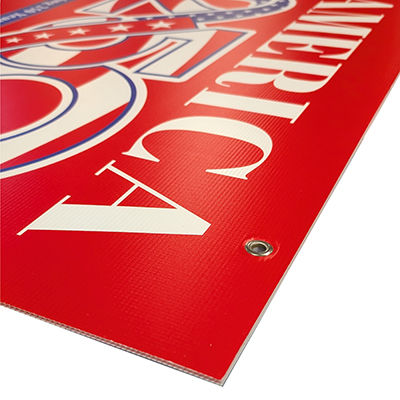 Miniatura: America 250 Hanging Display Sign, Red, 30x40 Inches, Celebrating 250 Years of Am
