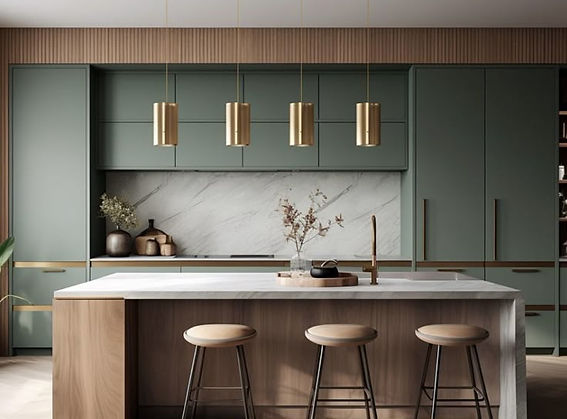 High-end custom kitchen cabinets