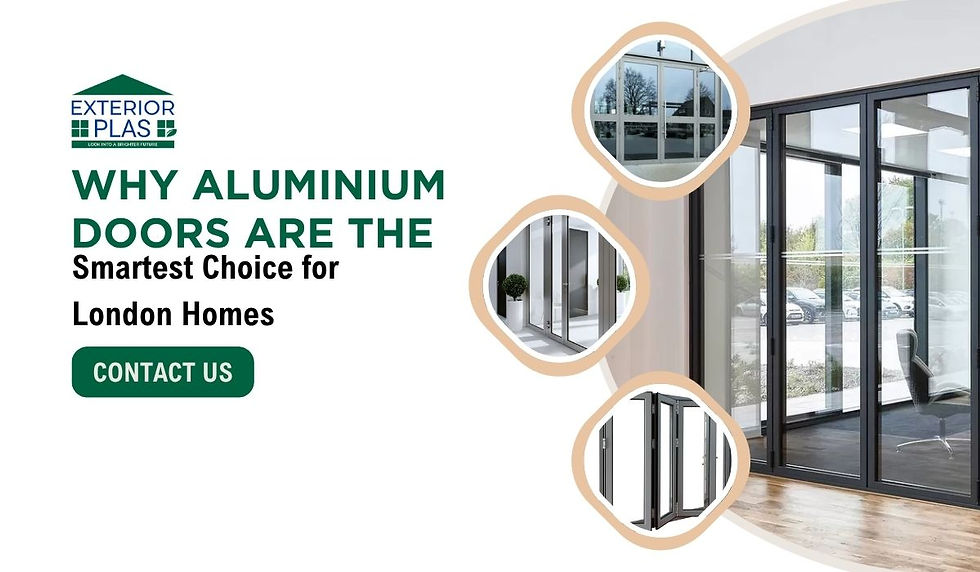 Aluminium door in London