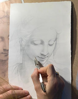 Silverpoint at SAOG Studios
