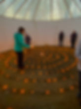 Candle Labyrinth at SAOG Studios