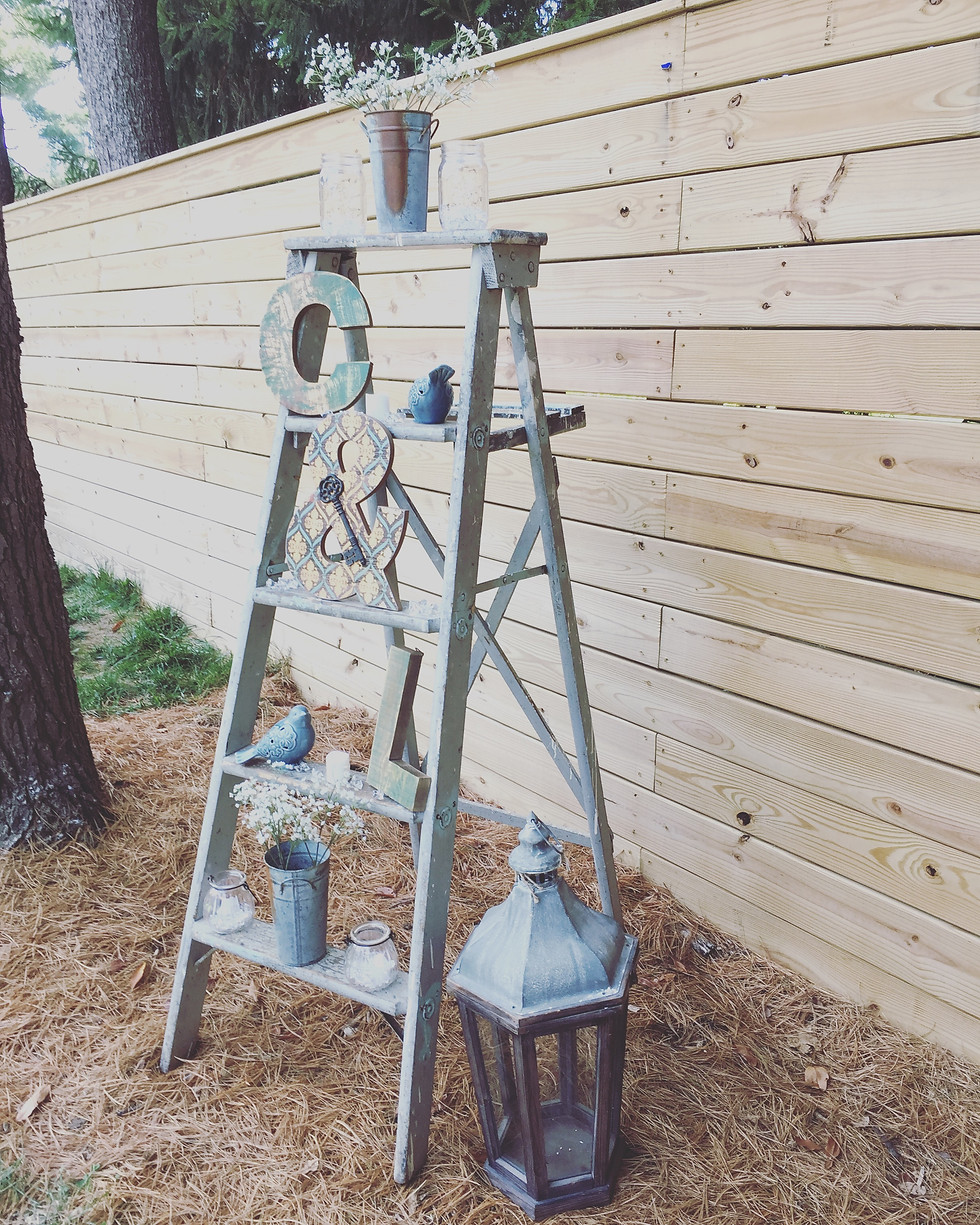 Thumbnail: Antique 4-Rung Step  Ladder
