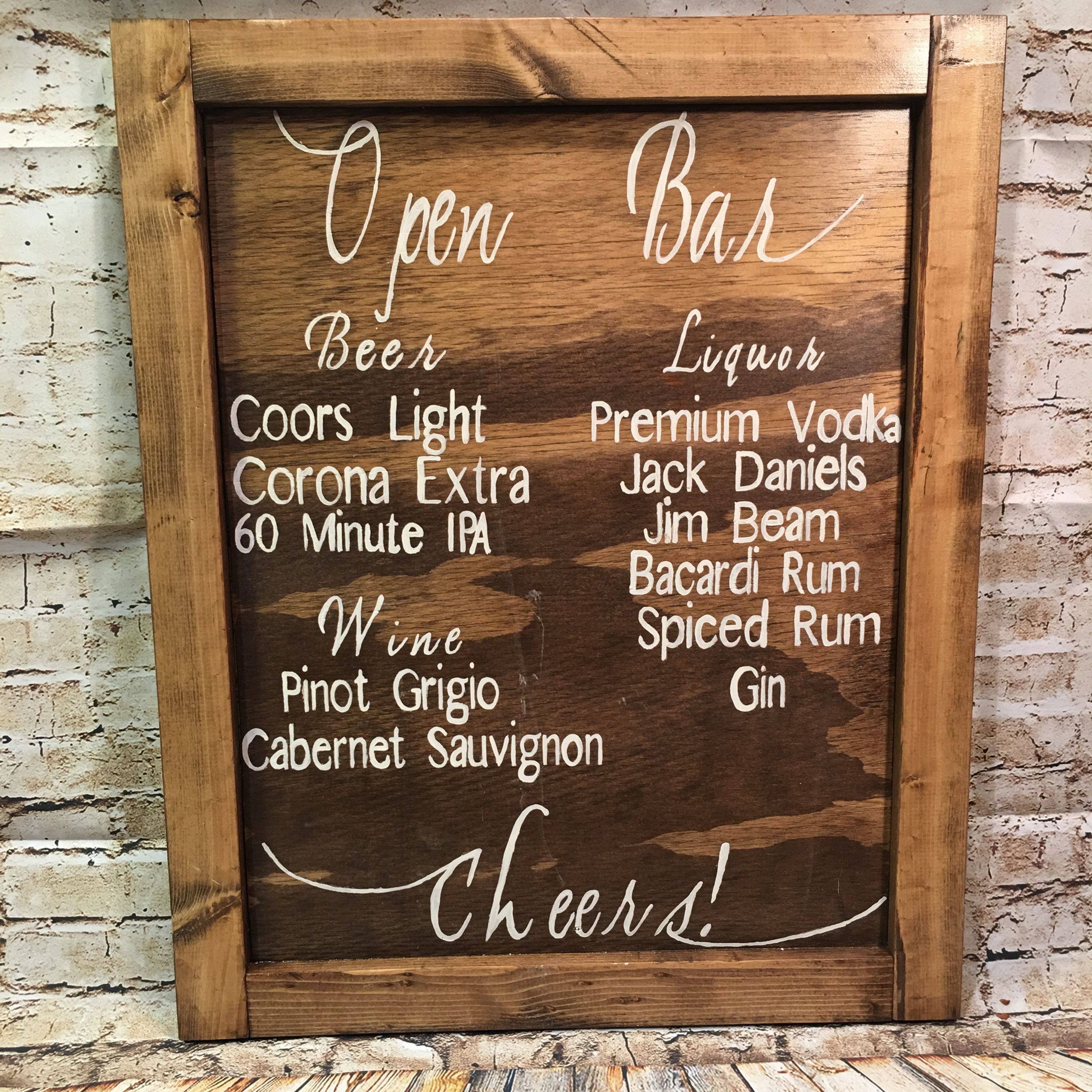 Bar Menu
