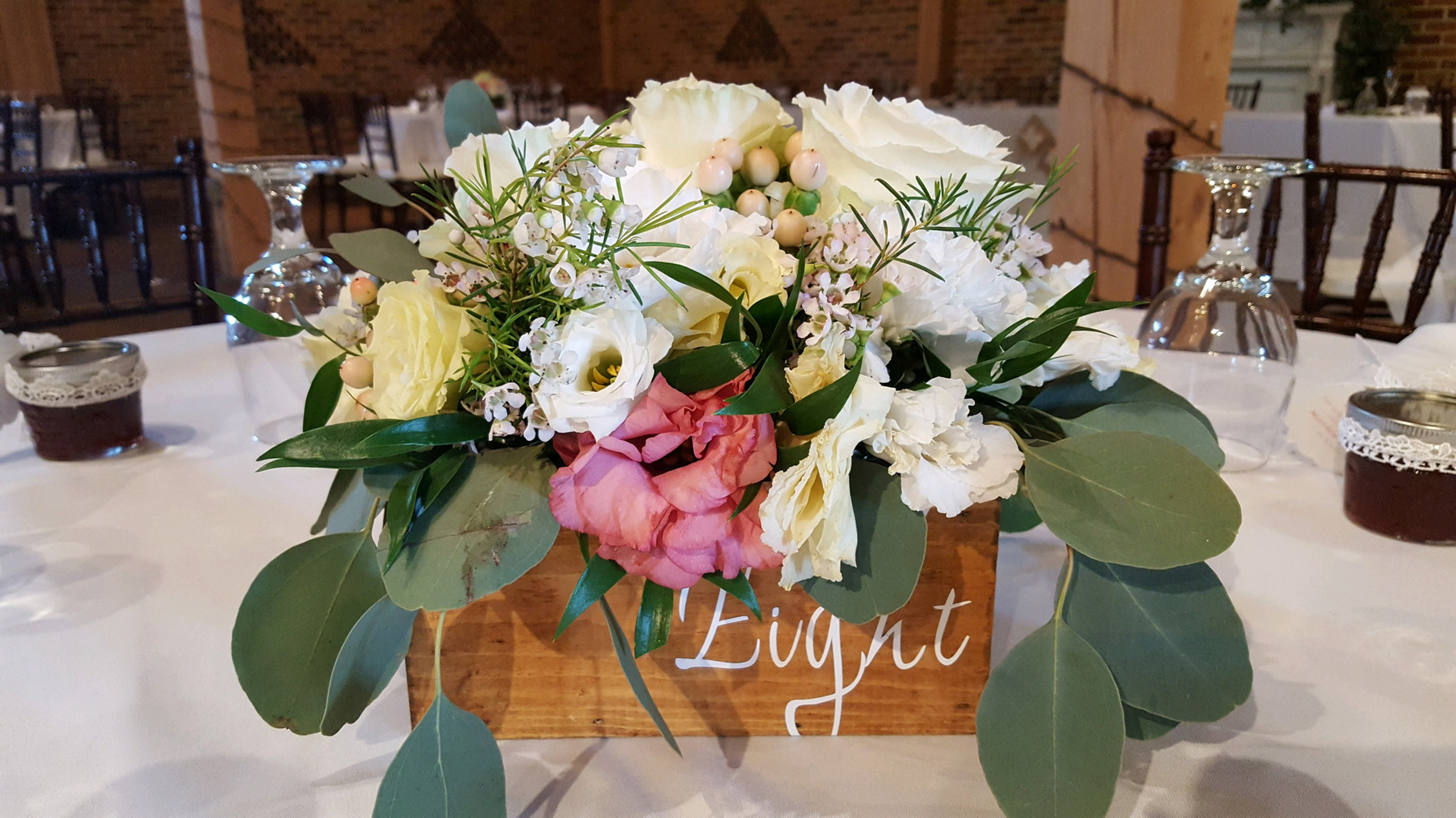 Table Number Planter