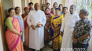 Congratulating our cardinal