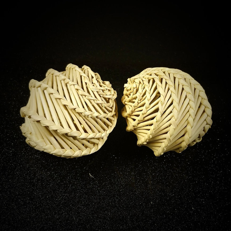 Thumbnail: Maracas, Montessori rattles, wooden toy, jingling egg, wicker toy