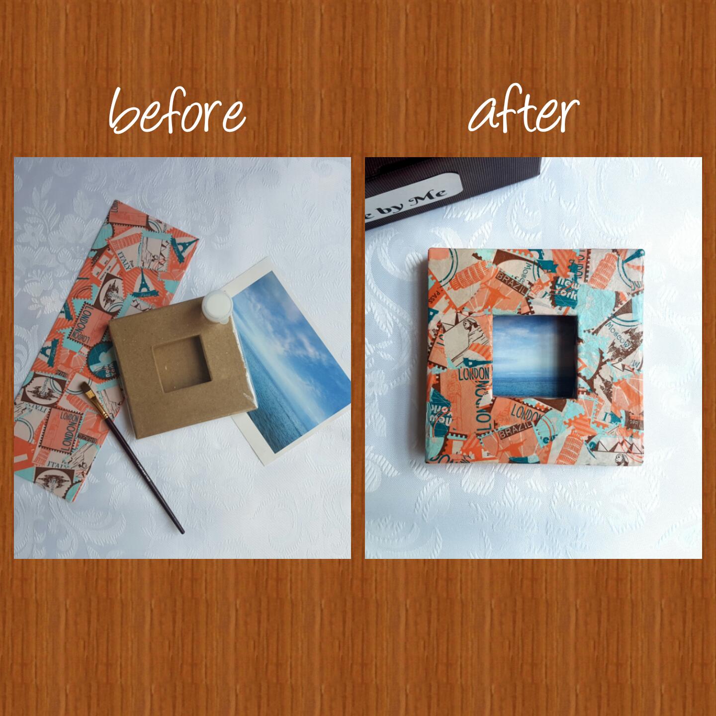Decoupage Photo Frame