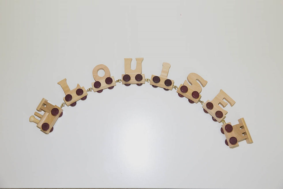 Thumbnail: Personalised Wooden Name Train