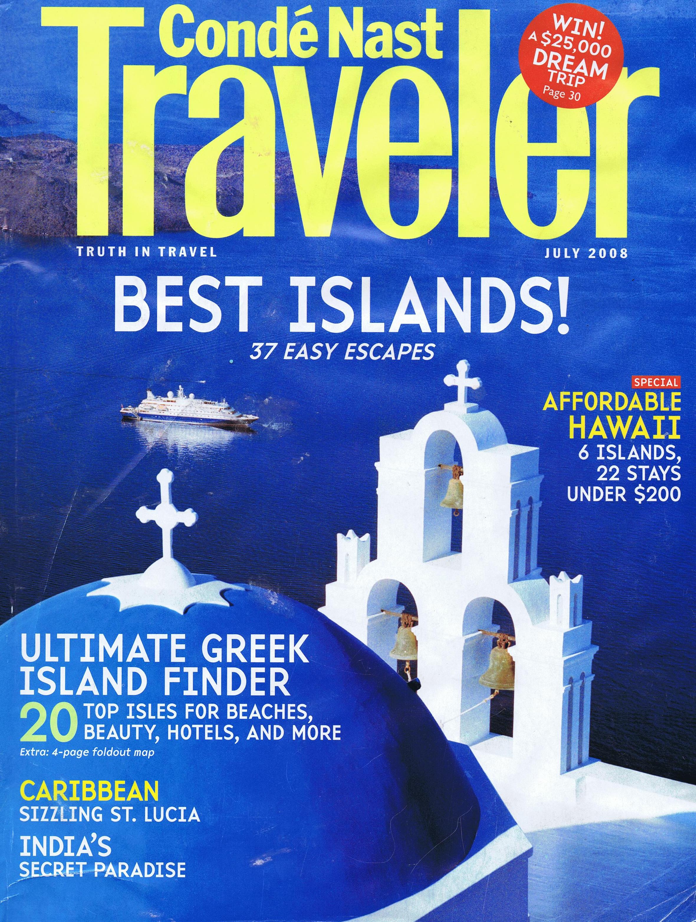 Conde Nast Traveler Cover