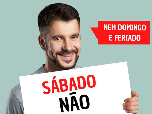 Folga aos finais de semana garantida
