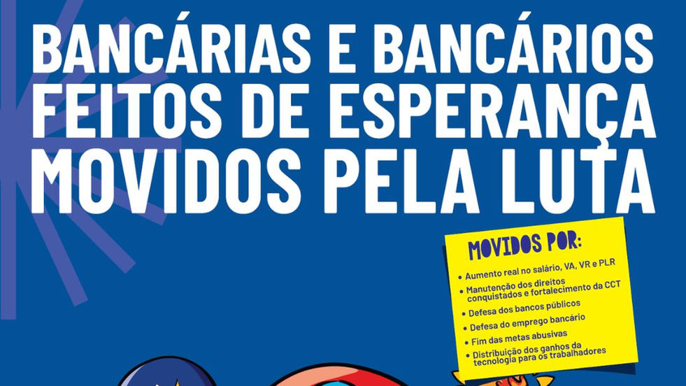 Trabalhadores vão à negociação com a Fenaban para defender emprego bancário, combate à precarização e fechamento de agências
