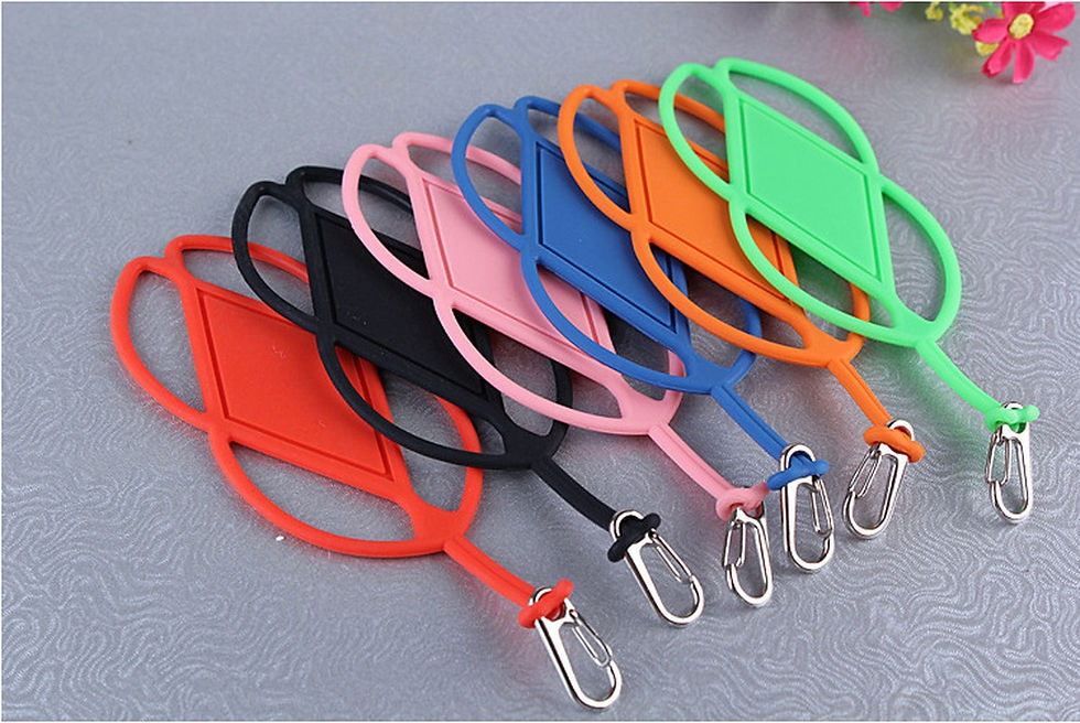 Thumbnail: Universal Silicone Cell Phone Lanyard Holder Case Cover Phone Neck Strap