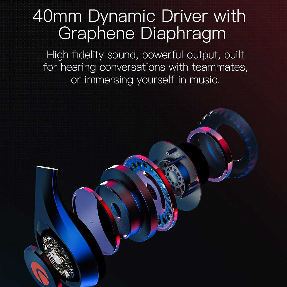 Thumbnail: AIRAUX AA-ER2 Bluetooth Music Headset Dynamic Driver HiFi Headphone Breathing