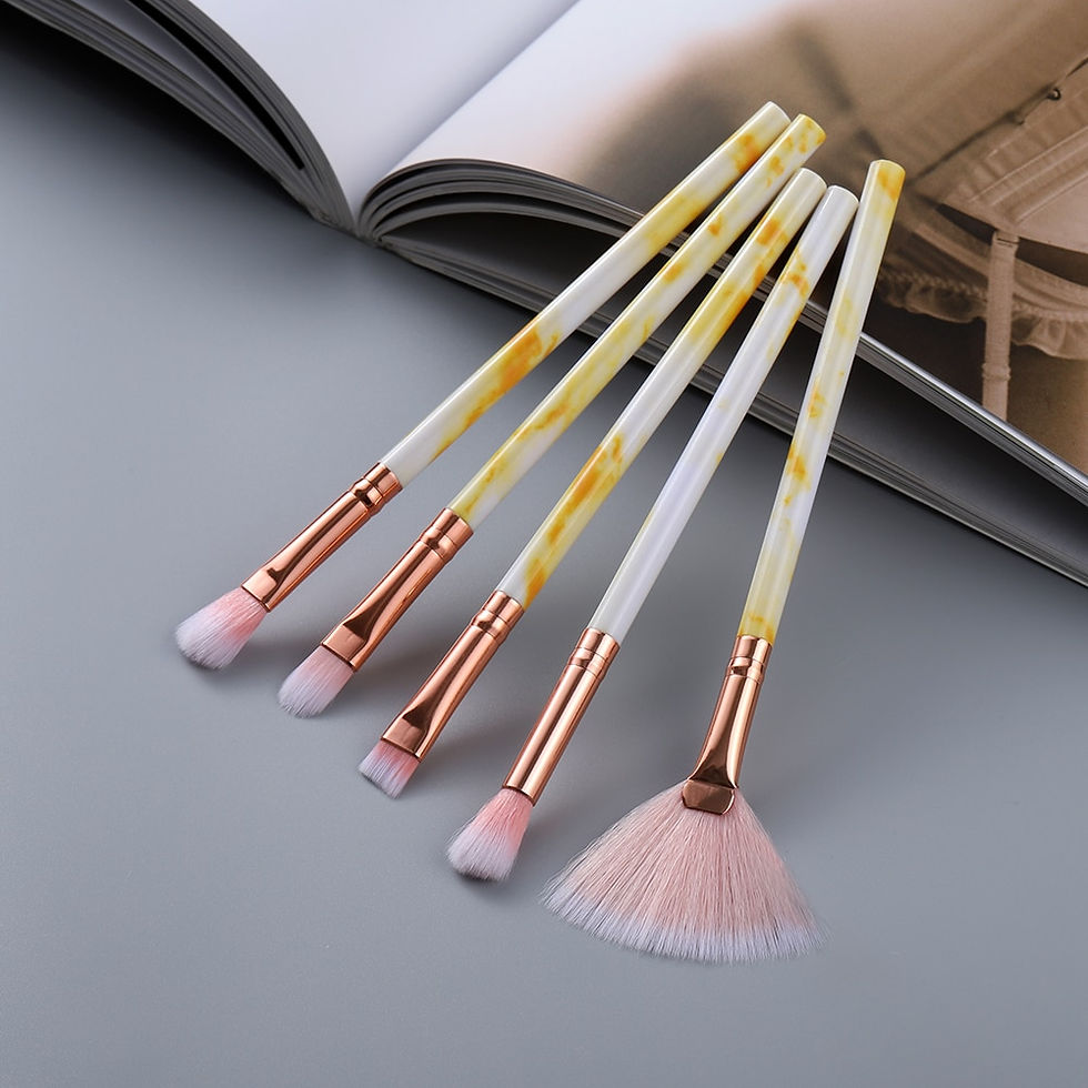 Thumbnail: 15Pcs Makeup Brushes Tool Set Cosmetic Powder Eye Shadow Foundation Blush