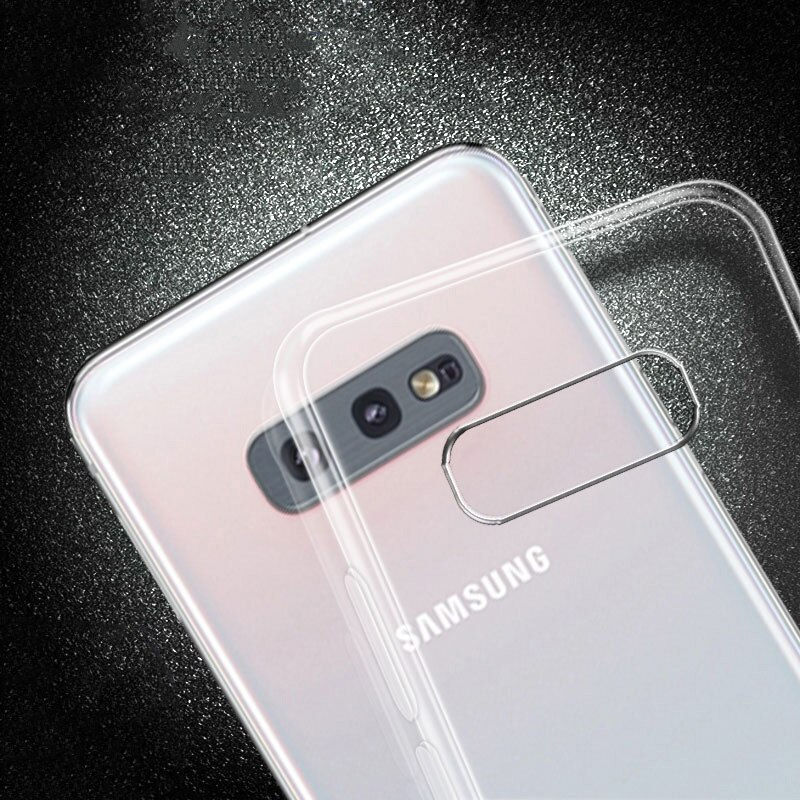 Thumbnail: Silicone Soft Clear Case for Samsung Galaxy S5 S6 S7 Edge S8 S9 S10 Lite S20