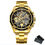 Thumbnail: FORSINING Gold Watch Men Luxury Mechanical Watches Mens Skeleton Wristwatch