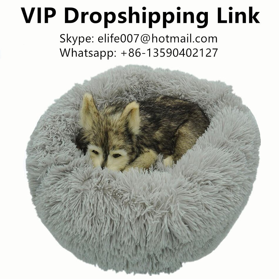 Thumbnail: Pet Dog Bed for Large Big Small Cat House Round Plush Mat Sofa