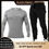 Thumbnail: Tracksuit Mens Sets Autumn Fitness Sporting Suit Hooded Sweatshirt + Sweatpants