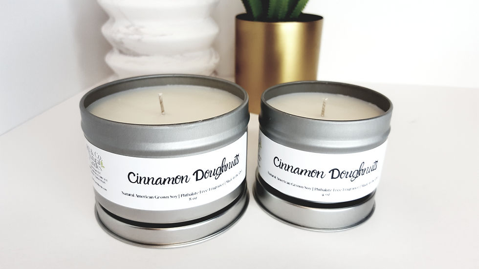 Thumbnail: Cinnamon Doughnuts | Natural Soy Candle | Hand-Poured and Hand-Crafted