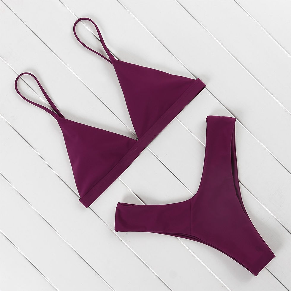 Thumbnail: Push Up Micro Bikinis Set Swimming Bathing Suit Beachwear Summer Brazilian