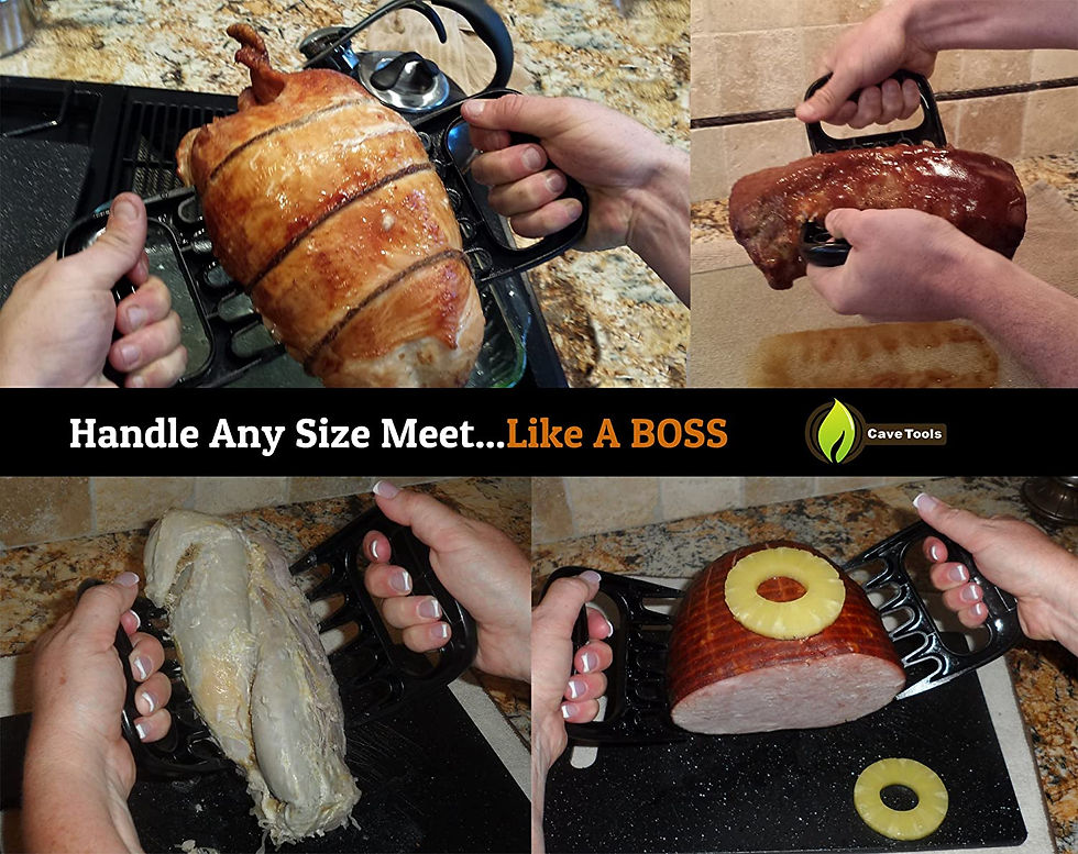 Thumbnail:  Meat Claws for Shredding Pulled Pork, Chicken, Turkey, and Beef- Handling & Ca