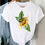 Thumbnail: T-Shirts Women Cartoon Wine Funny Fashion Clothing Spring Summer Clothes Graphic