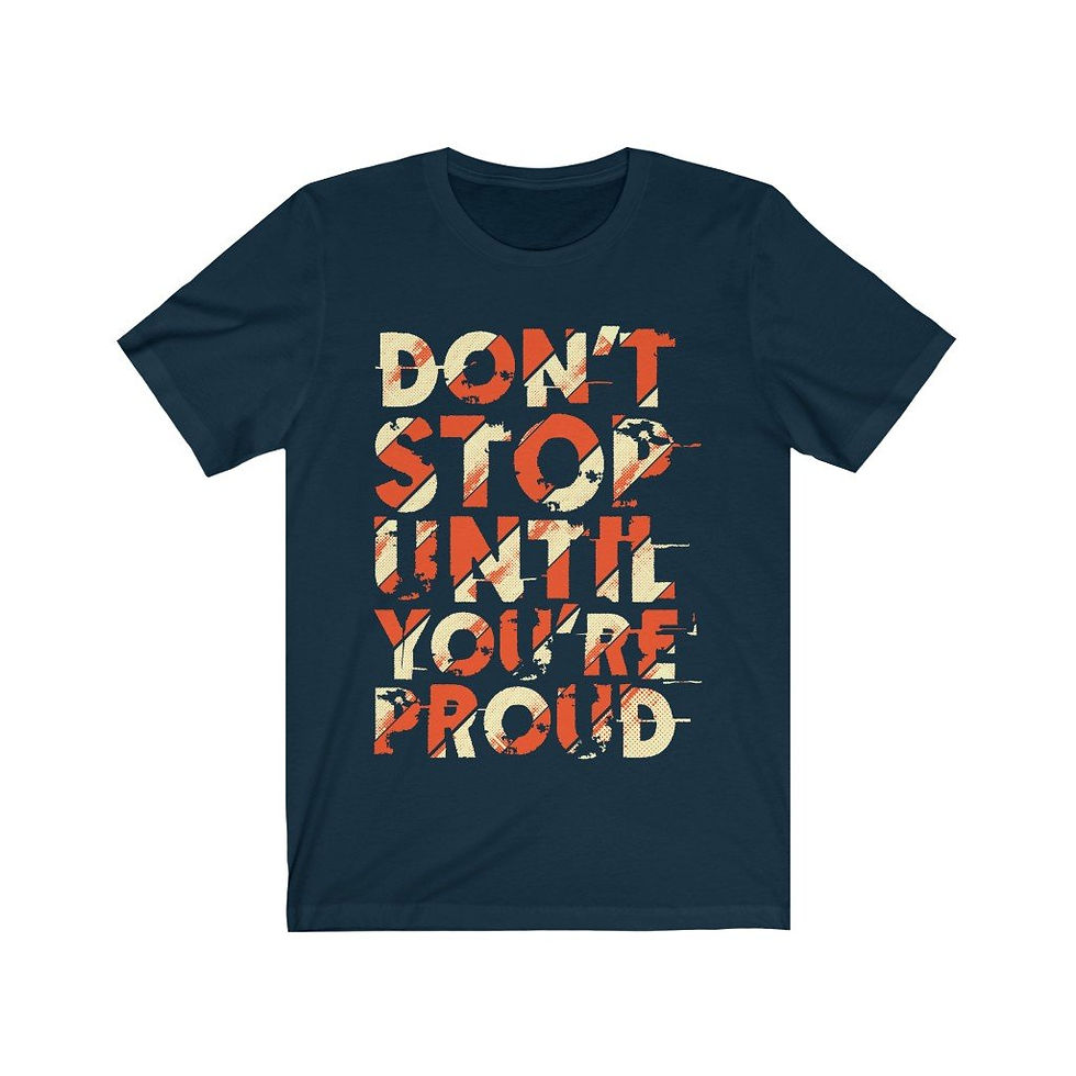 Thumbnail: Don't Stop Until You Are Proud