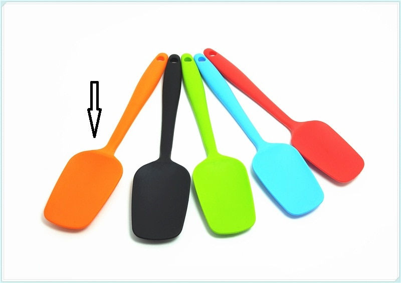 Thumbnail: Silicone Spatula Non-Stick Butter Cream Scraper Kitchen Accessories Gadget.