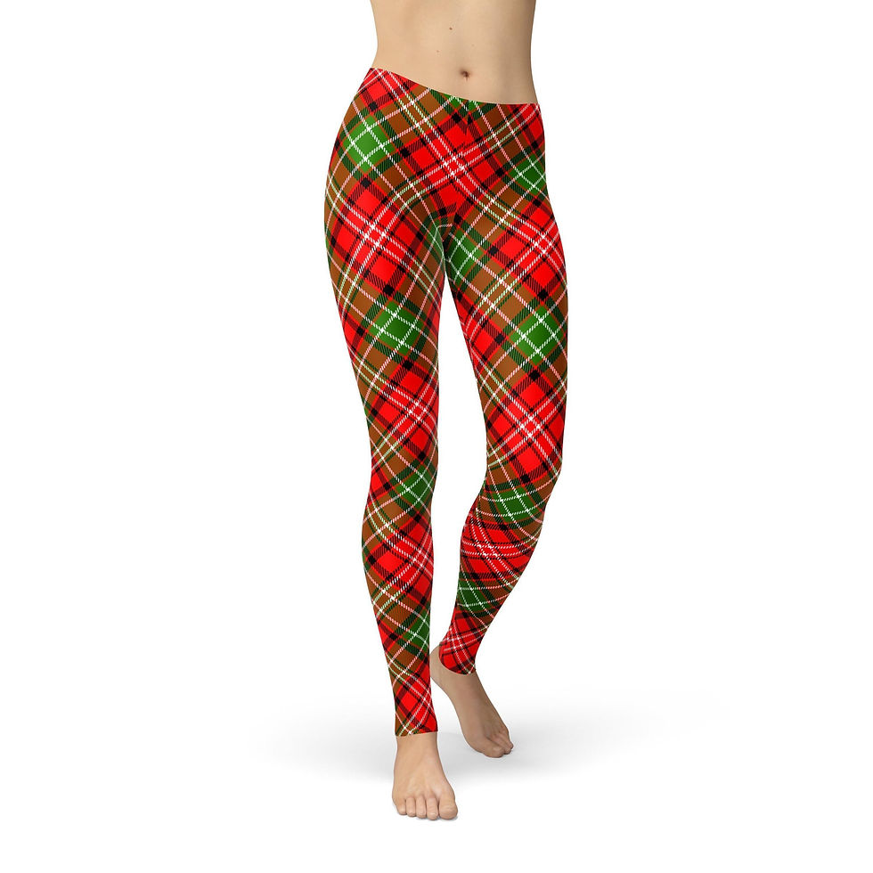 Miniatura: Jean Red Green Plaid