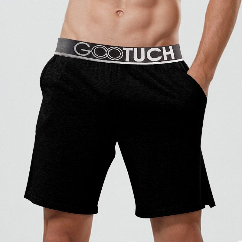 Men's Cotton Sleep Bottoms Plus Size Pyjamas Shorts Sleepwear Boxer Casual