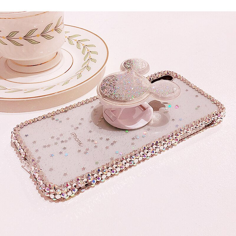 Thumbnail: Bling Glitter Quicksand Soft Silicone Case Iphone 6 7 8 Plus X XS XR MAX 11 Pro