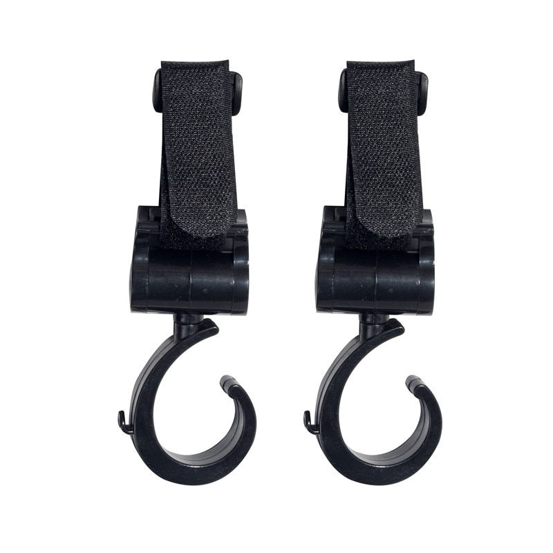 Thumbnail: 2pcs/ Baby Hanger Baby Bag Stroller Hooks Pram Rotate 360 Degree