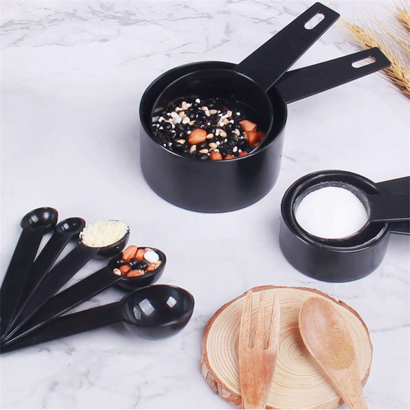Thumbnail: 5pcs/10pcs  Measuring Spoons and Cups Coffee Sugar Cake Baking Scoop Cooking