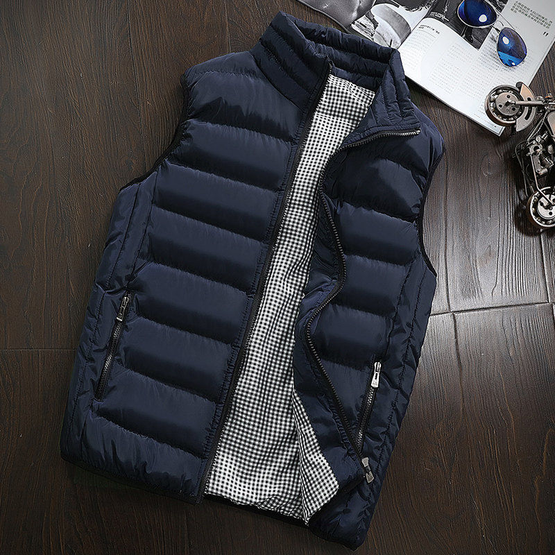 Thumbnail: Vest Men New Stylish Autumn Vests Spring Warm Sleeveless Jacket
