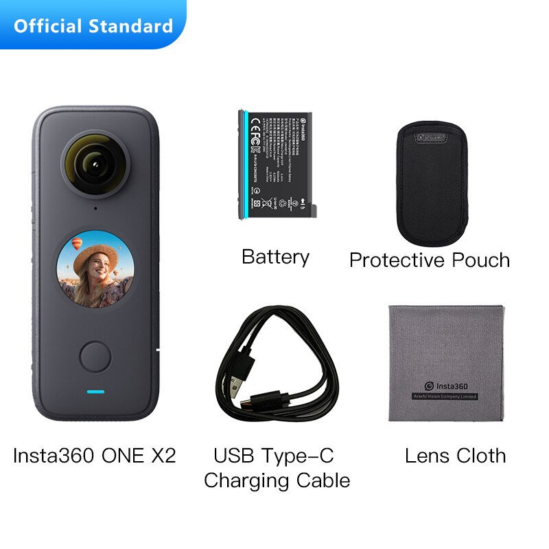 Thumbnail: Insta360 One X2 360 Action Camera 5.7K VR Video 10M Waterproof Insta 360 One X2
