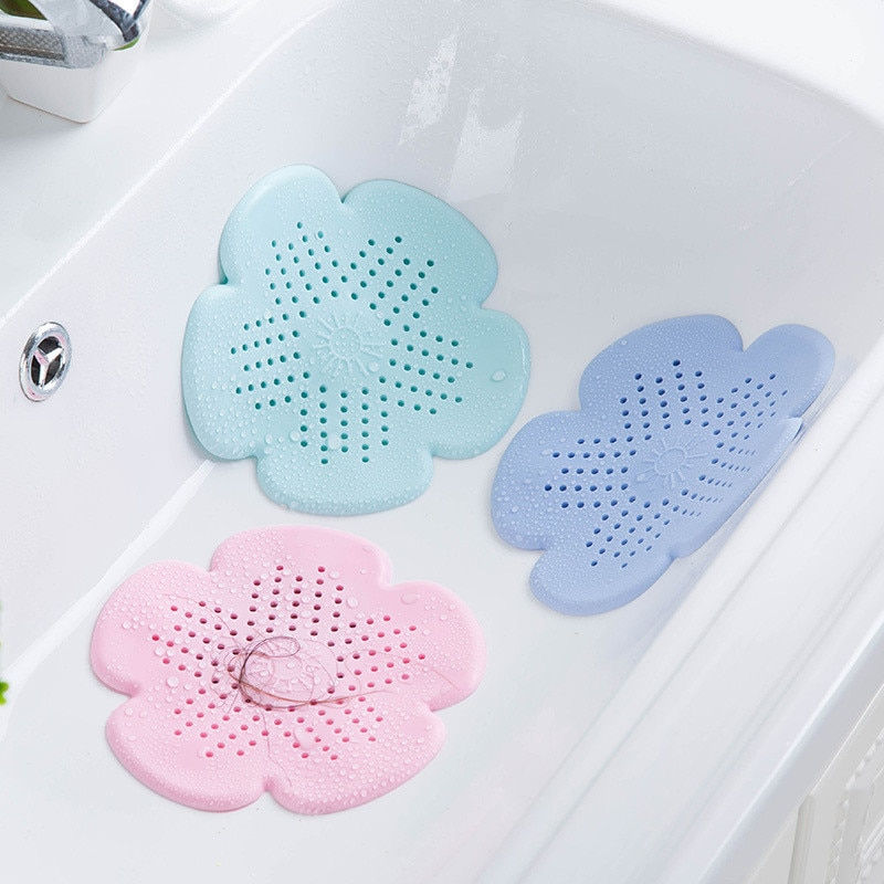 Thumbnail: Tools Silicone Sink Drain Bathtub Hair Filter Creative Star Sewer Outfall