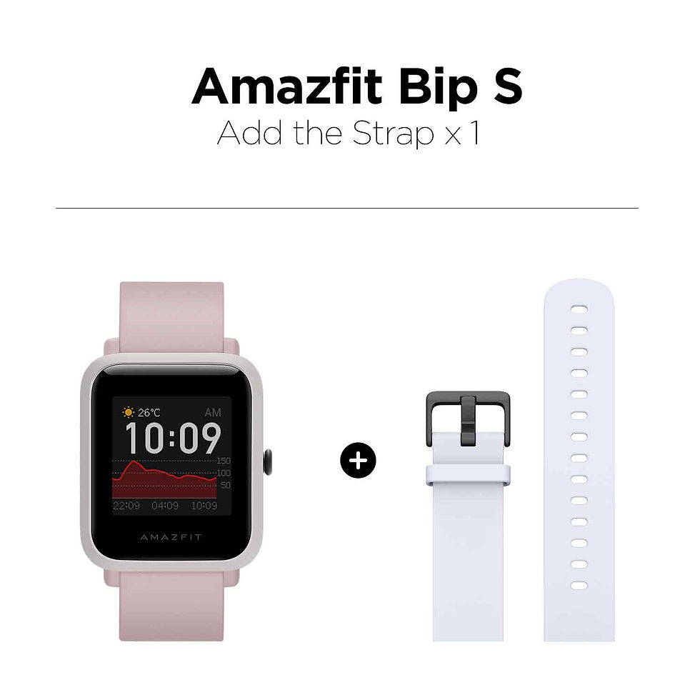 Thumbnail: Global Bip S Smartwatch 5ATM Waterproof Built in GPS Bluetooth Smart Watch